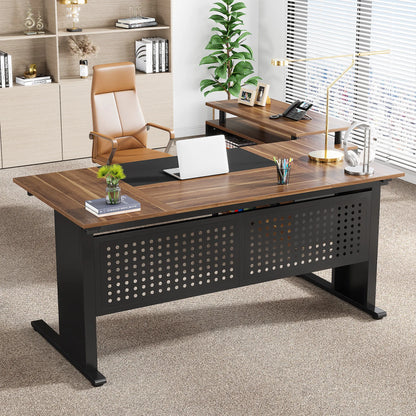Modern 63" Executive Versatile L-shaped Desk
