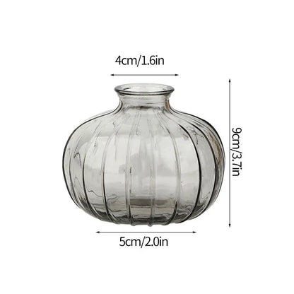 Retro Glass Flower Vase~Available in Three Captivating Colorways