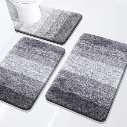 Extra Soft & Absorbent Bathroom Rugs~ 3 Piece Set