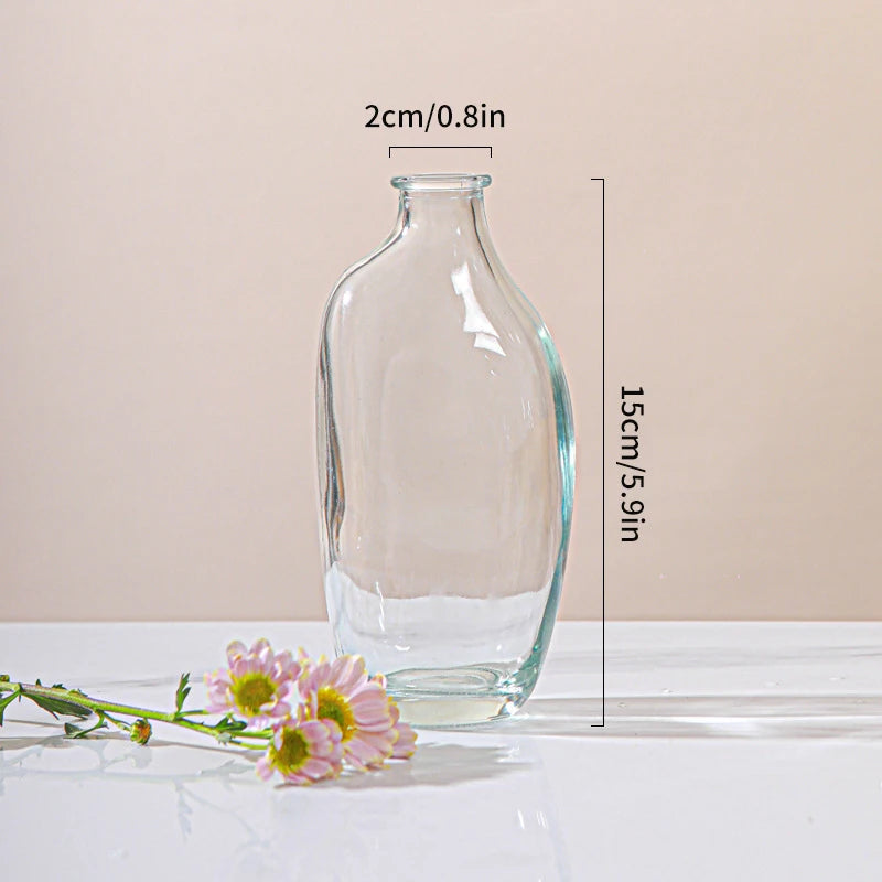 Retro Glass Flower Vase~Available in Three Captivating Colorways