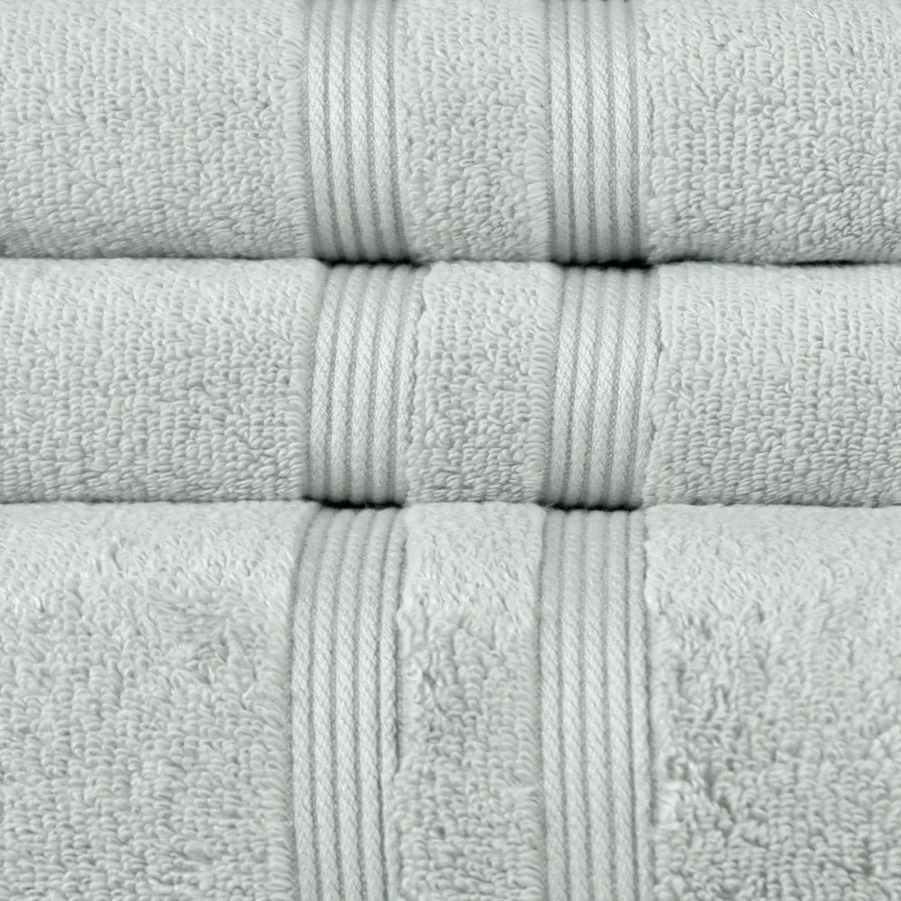 Soft Silver Quick Dry Cotton Bath Towel