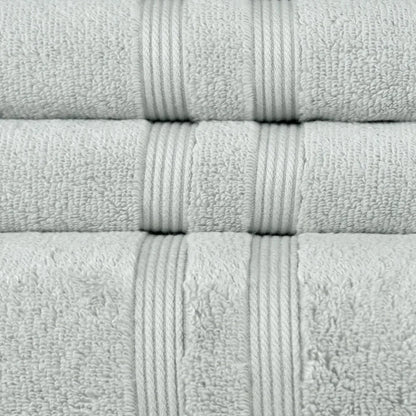 Soft Silver Quick Dry Cotton Bath Towel