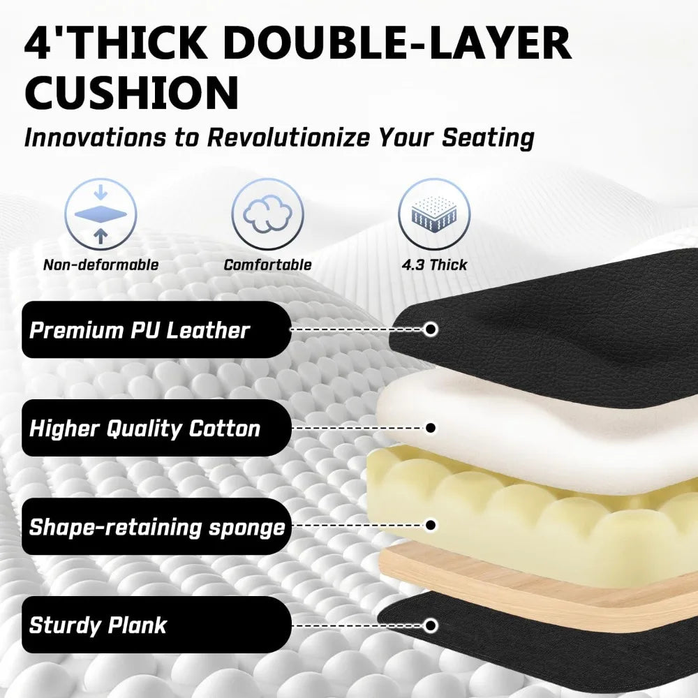 Big & Tall Premium Executive Office Chair w/Adjustable Footrest