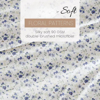   Ultra-Soft & Cooling Queen Size Silky Soft Bed Sheet Set