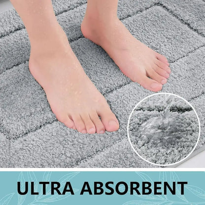 Soft Shaggy Microfiber Bath Rug