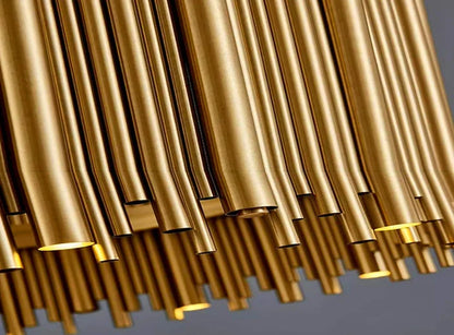 Modern Simple Gold Pendant LED Chandelier