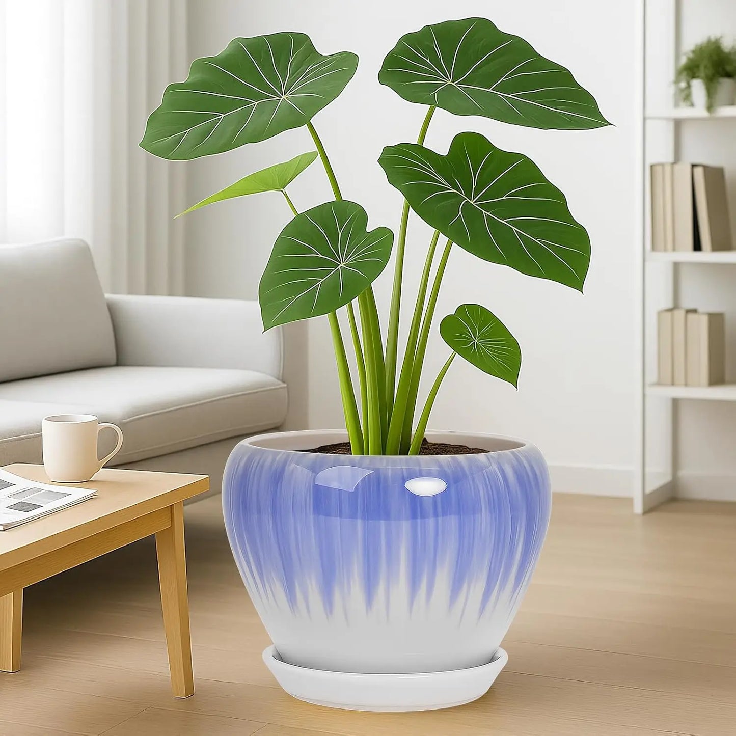 Modern Decorative Round Ceramic Flower Pot 