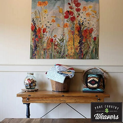 Festive Woven Tapestry Wall Hanging Art