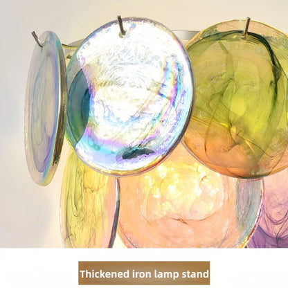 French Style Handmade Murano Glass Wall Lamp