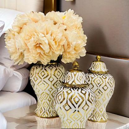 Decorative Ceramic Tabletop Universal Jar/Flower Vase