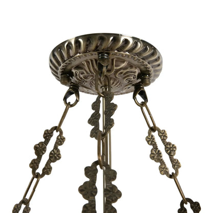 Classic Tiffany-Style Stained Glass Pendant Light