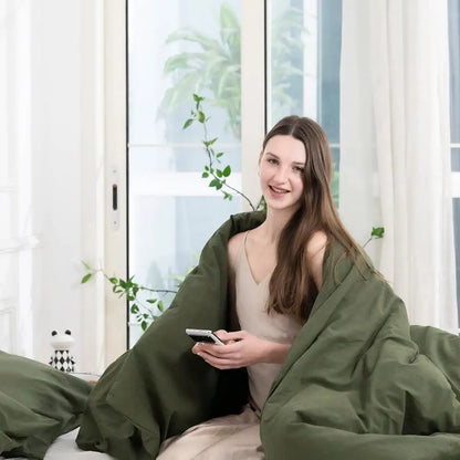 King Size Ultra Soft Cotton Duvet Cover Set