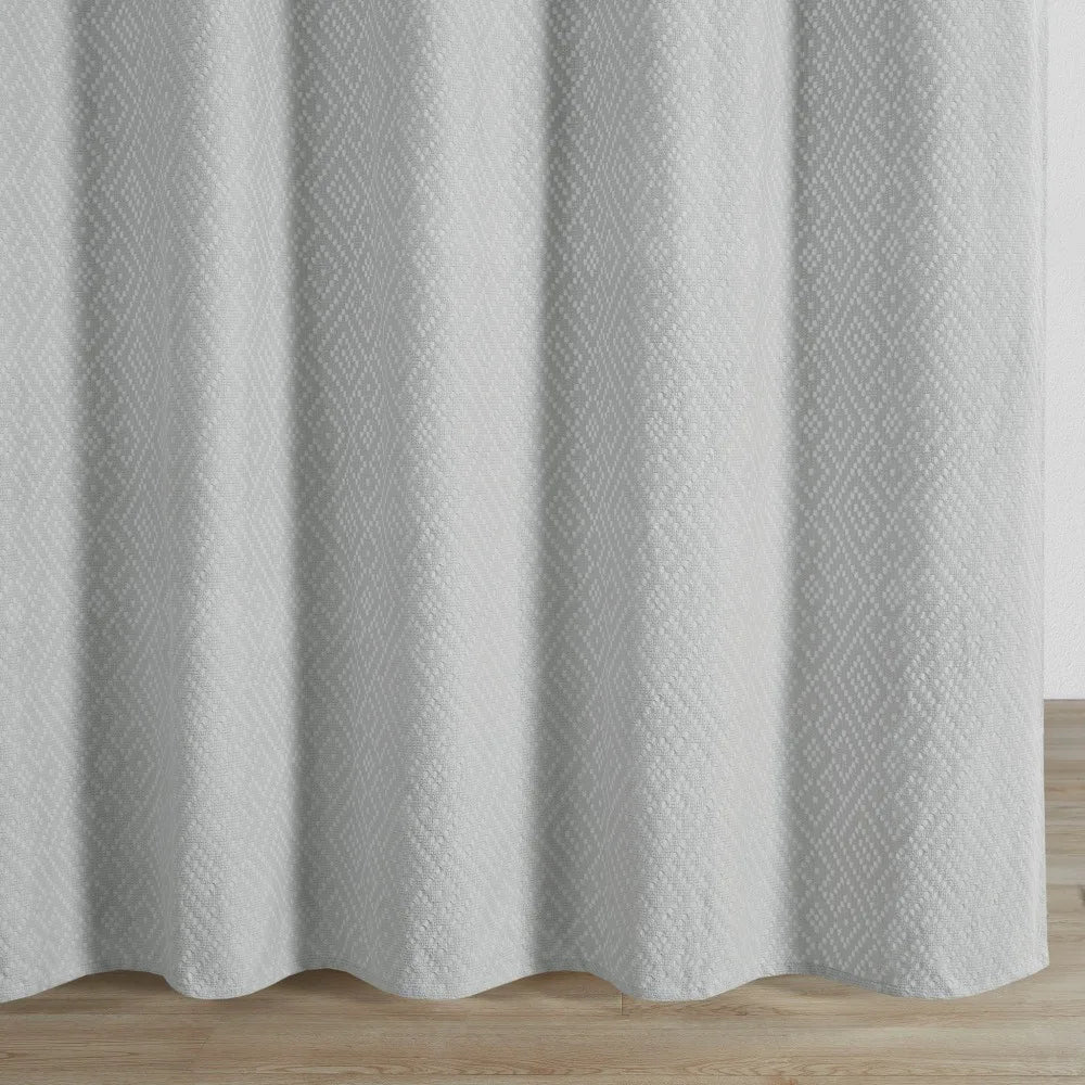 OEKO-TEX Certified Quilted Pattern Shower Curtain