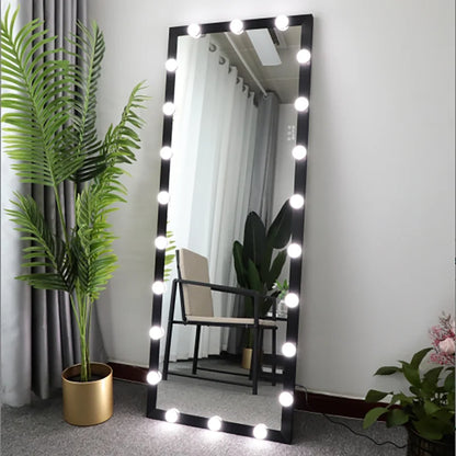 Modern 63" Tall Full Length Mirror w/22 LED Bulbs