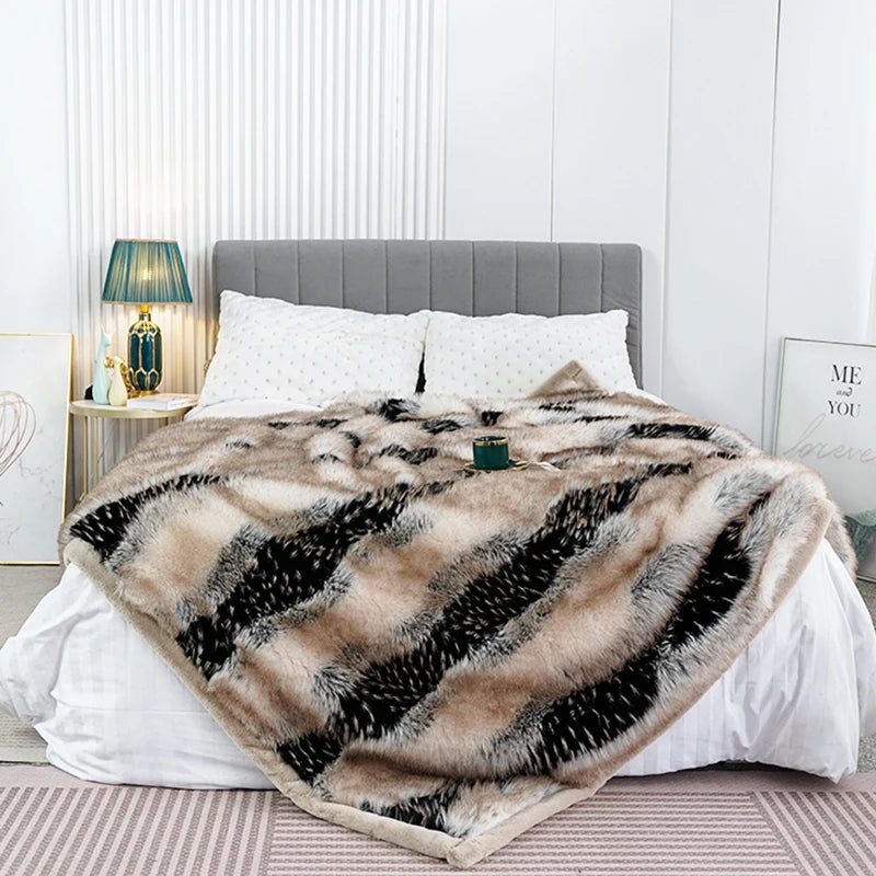 Luxury Soft & Fluffy Faux Fur Versatile Blanket