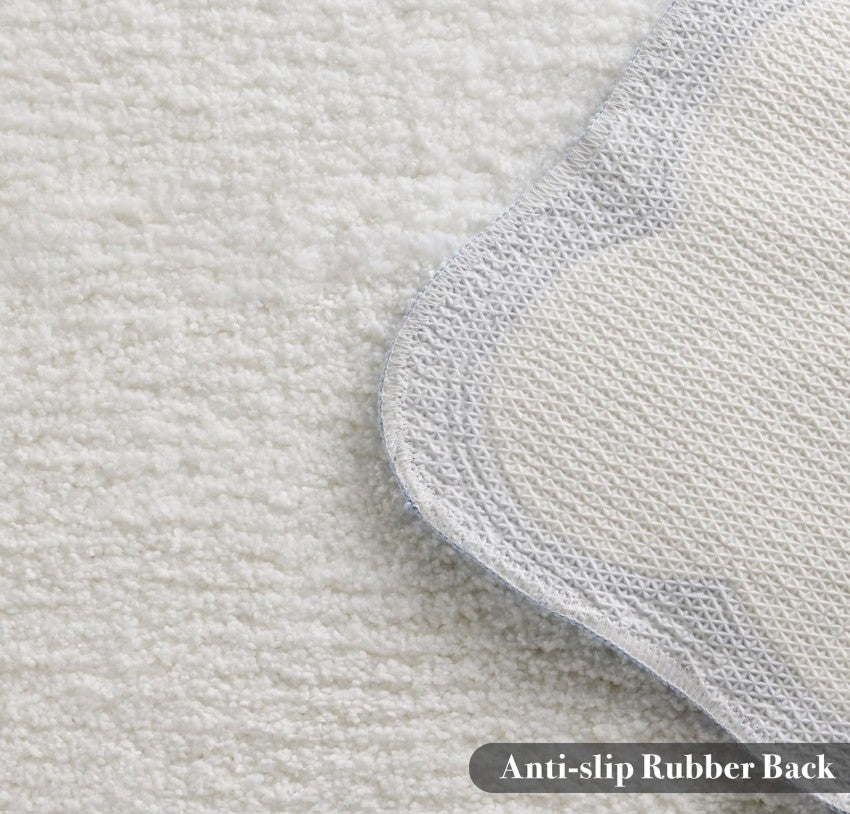 20 x 30 Cotton Bath Rug in a soothing bathroom environment, highlighting its spa-inspired comfort