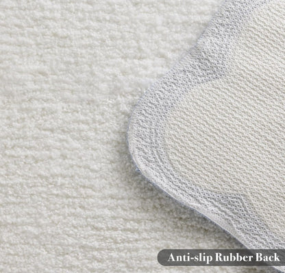 20 x 30 Cotton Bath Rug in a soothing bathroom environment, highlighting its spa-inspired comfort