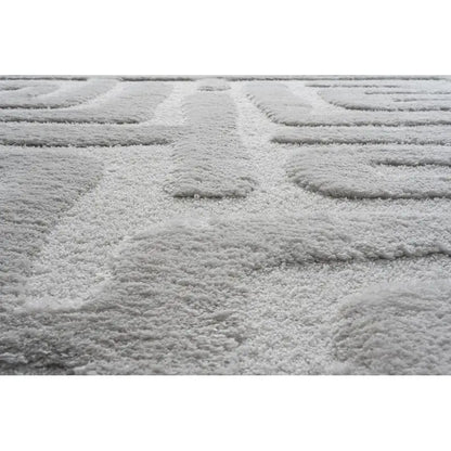 Luna Meara High-Low Gray/White Area Rug