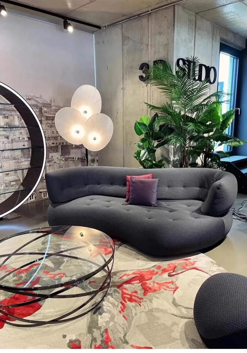 Elegant Modern Triple Floral Floor Lamp with its striking height of 190cm.