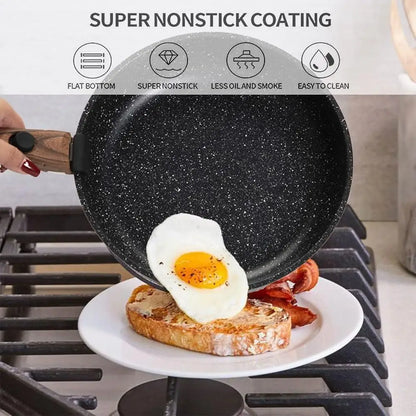 10-Piece Compact Kitchen Cookware Set in Black