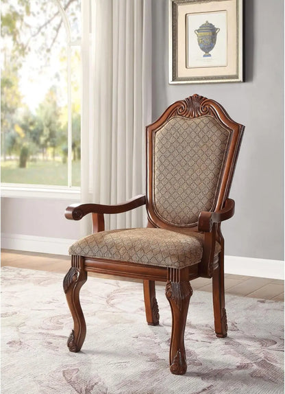 Traditional 10-Piece Double Pedestal Base Dining Table Set for 8