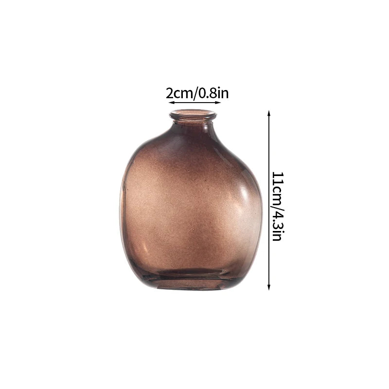 Retro Glass Flower Vase~Available in Three Captivating Colorways