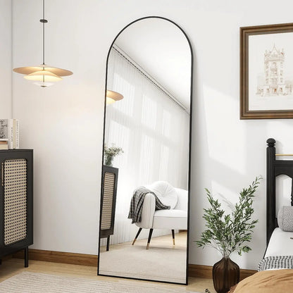 Arched-Top Full Size Freestanding Mirror