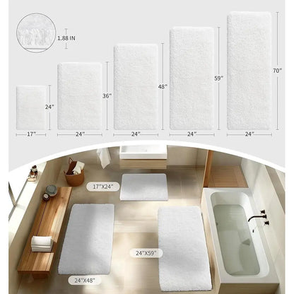 3'x2' Ultra Absorbent Plush Bath Mat