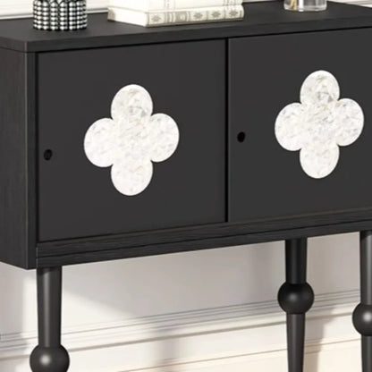 Retro Style High-leg Accent Cabinet