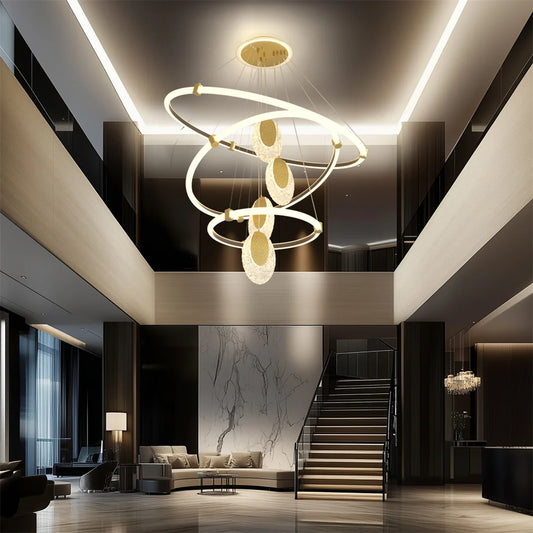 Art Deco LED Chandelier Pendant Lamp