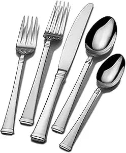 Elegant 65-Piece Stainless Steel Flatware Set