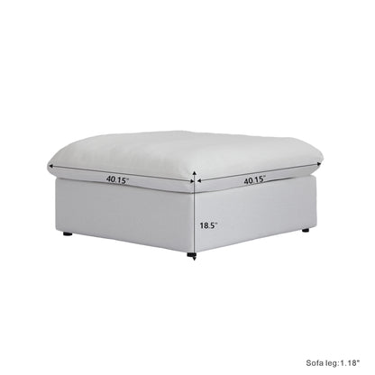 Modular 6-seat U-shaped Down Filled Comfy Cloud Couch