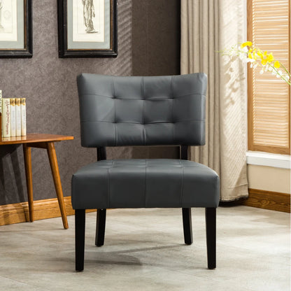  The Essena Tufted Back Oversized Accent Chair 