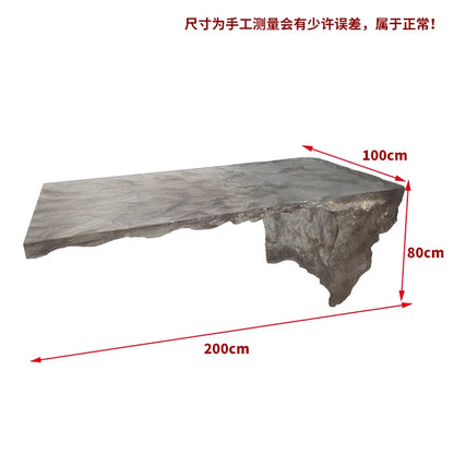 Luxury High-End Luminous Crystal Glacier Island Table