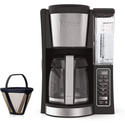 12-Cup Programmable Black Coffee Maker