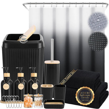 Modern 20-Piece Bathroom Accessory Set