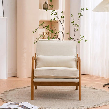 Mid-century Modern Upholstered Accent Chair(Set of 2)