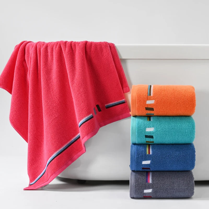 Soft & Absorbent 100% Cotton Large Bath Towel Set
