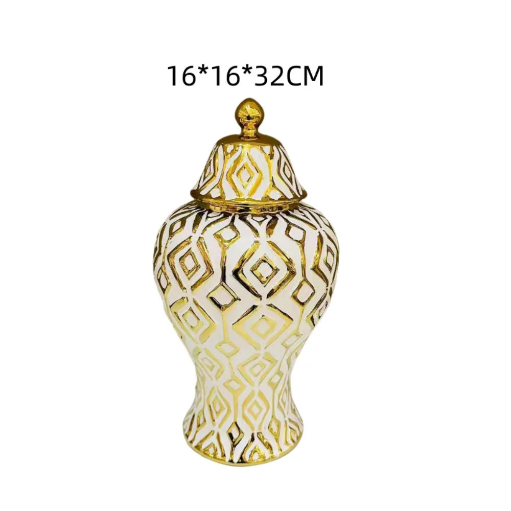 Decorative Ceramic Tabletop Universal Jar/Flower Vase