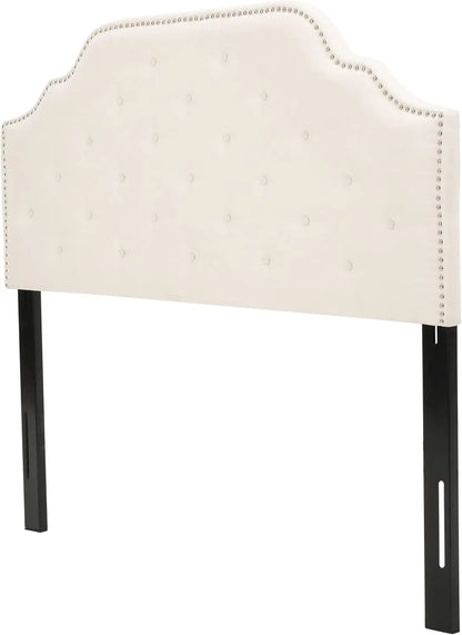 Contemporary Button Tufted Diamond Stitch Full/Queen Headboard