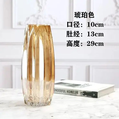 Exquisite Beautiful & Simple Glass Flower Vase 
