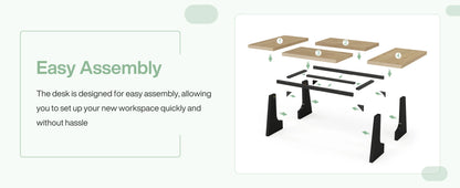 Modern Simple Style Executive Large Computer Desk