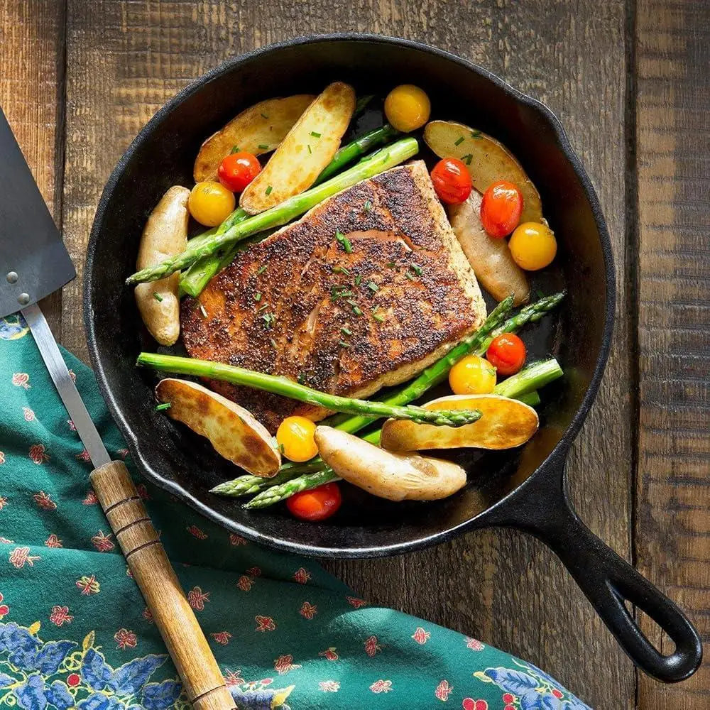Heavy Duty Cast Iron 3-Piece Pre-seasoned Skillet Set