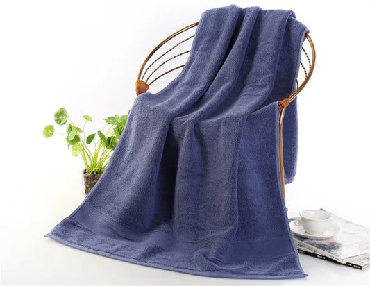 Ultra-Soft High-Absorbency Terry Bath Towel displayed in light green color, showcasing luxury cotton solid color design for maximum comfort, perfect high absorbency bath towels.