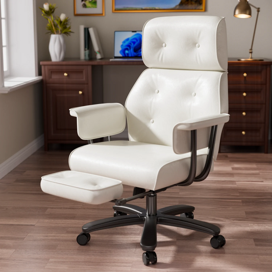 Executive Big & Tall Reclining Office Chair w/Footrest