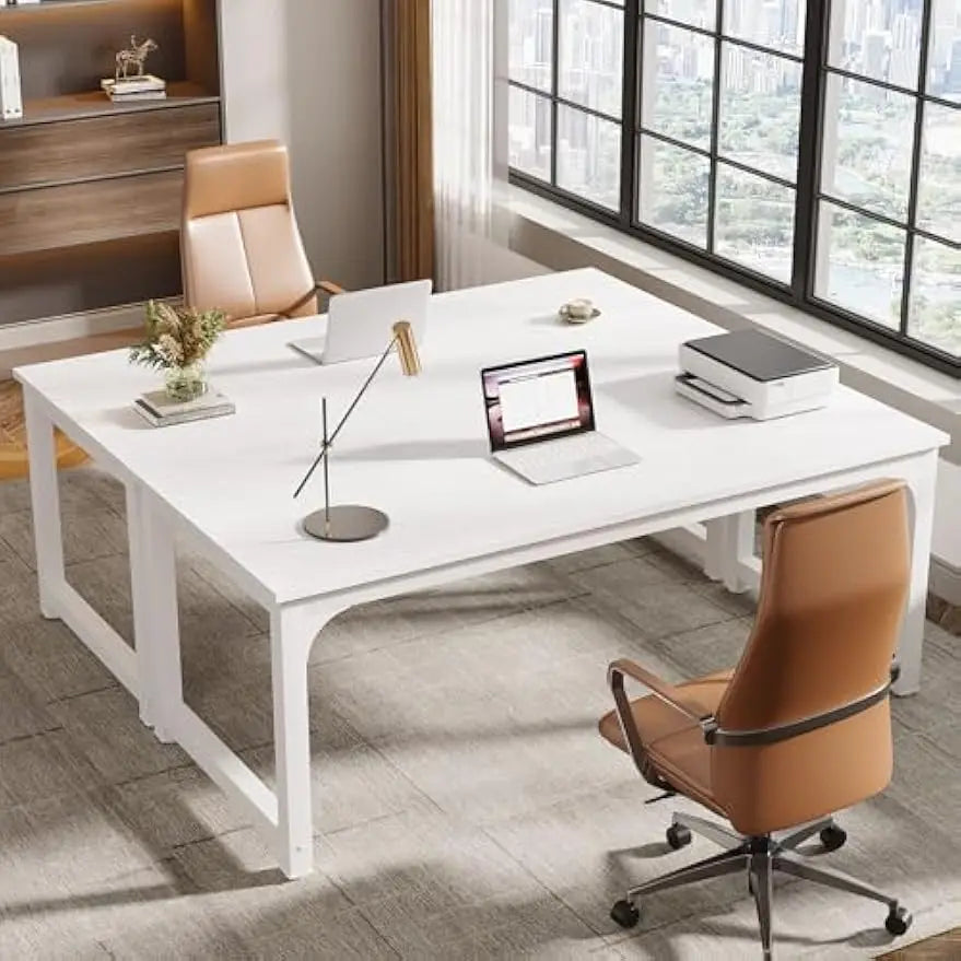 Stylish & Spacious Large Computer Desk for Home Office
