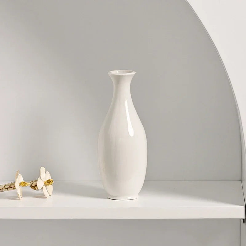 Small Ceramic Nordic Style Flower Bud Vase