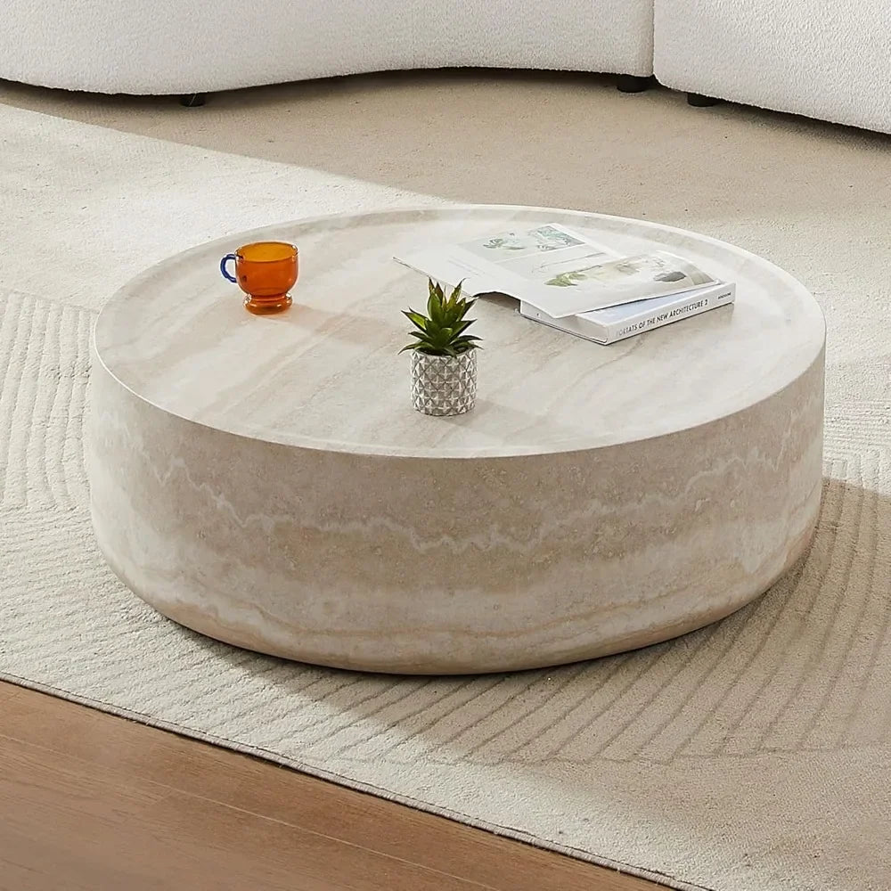 Elegant & Luxurious Round Center Cocktail Table