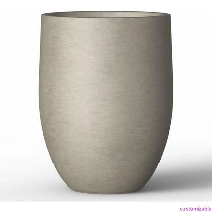 Weathered Concrete Indoor & Outdoor Planter w/Drainage