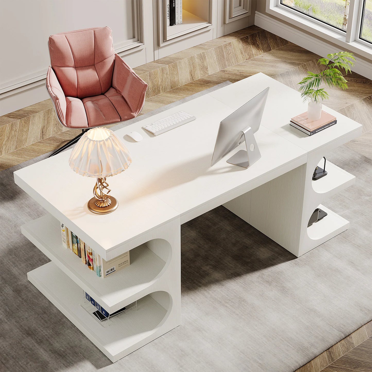 Modern Large Executive Home Office Computer/Writing Desk 

Modern